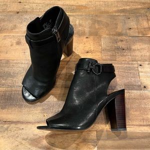 Coach Lafayette Open-Toe Stacked Heel